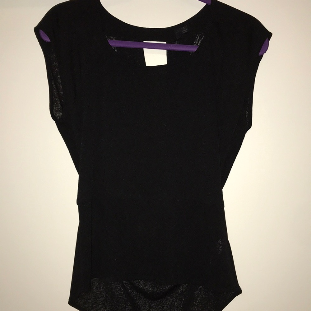 Open back blouse